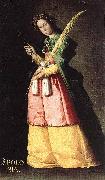 Saint Apollonia Francisco de Zurbaran